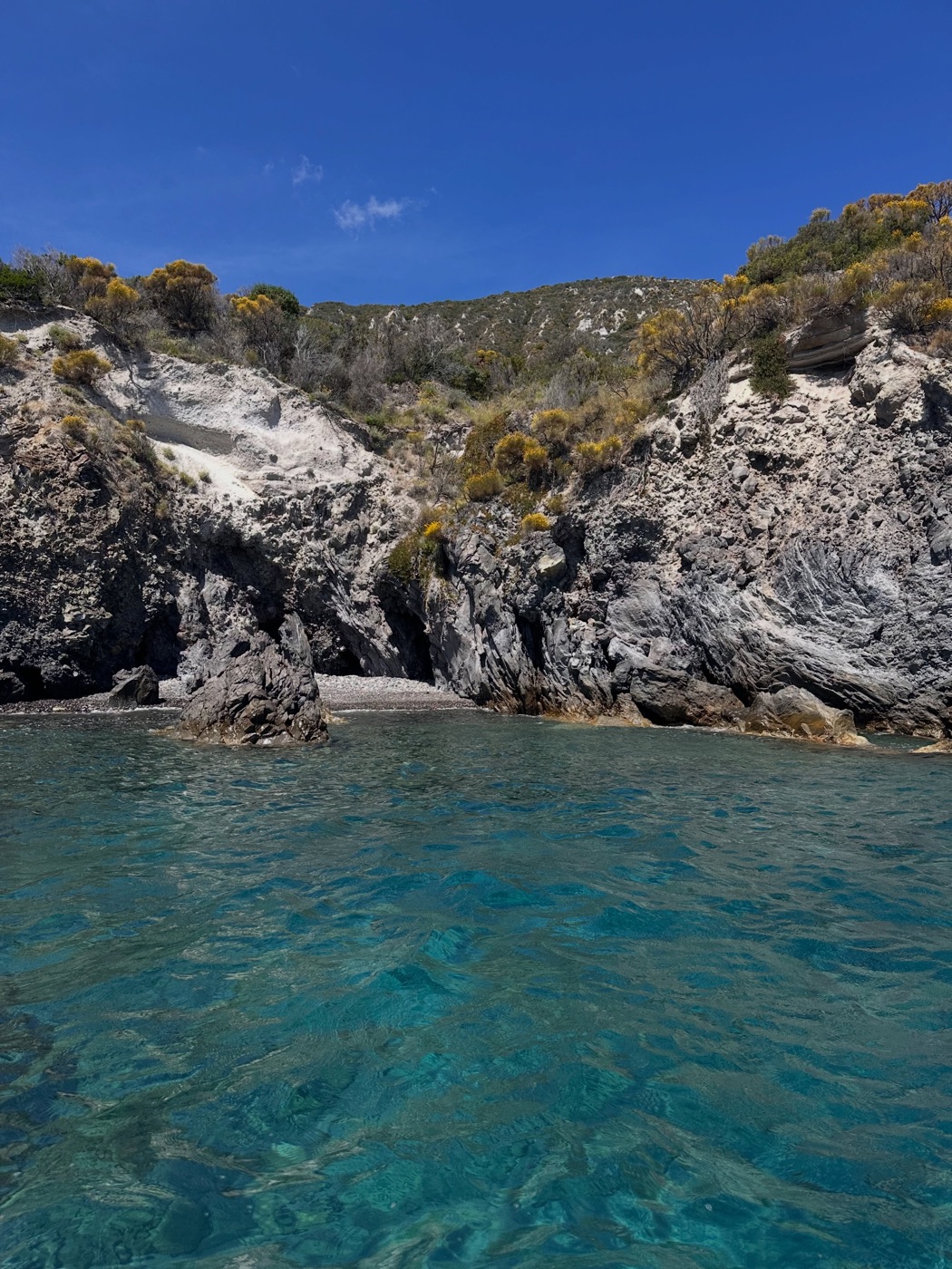 Calette raggiungibili solo dal mare
